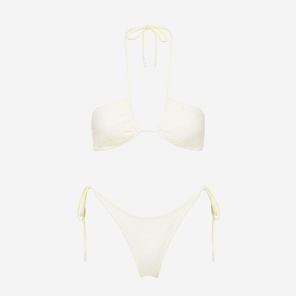 TRIANGL ASTER COCONUT TERRY SET 🥥 NWT + BAG - Picture 7 of 10